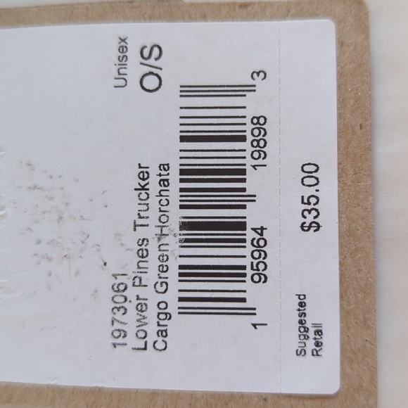 NWT Prana Netplus Floral Lower Pines Trucker Hat Unisex O/S Cargo Green Adjusts - Picture 3 of 16